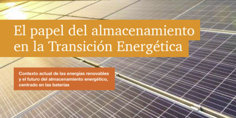 Nuevo informe sobre el futuro del almacenamiento en la transición energética en España