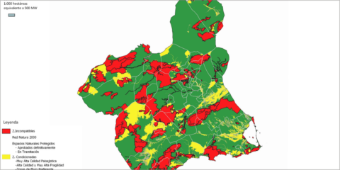 La Región de Murcia crea un mapa de adecuación territorial para instalaciones fotovoltaicas