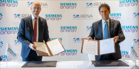 Siemens Energy e Irena firman un acuerdo para impulsar la transición energética global