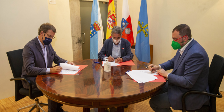 Firma del acuerdo de Asturias, Cantabria y Galicia