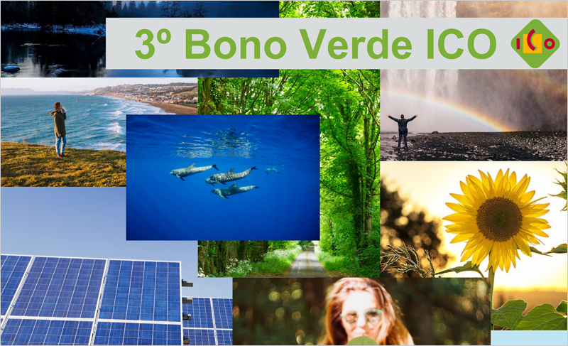 ICO emite su tercer bono verde para respaldar proyectos de transición energética. 