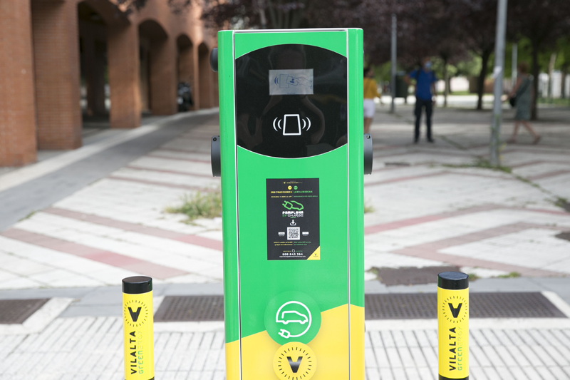 34 nuevas plazas de recarga para vehículos eléctricos en Pamplona