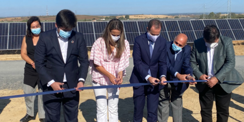 Inauguración de la planta fotovoltaica Huelva 2021 con 50 MW de potencia instalada