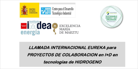 Webinar sobre la convocatoria Eureka para proyectos colaborativos en I+D en tecnologías del hidrógeno