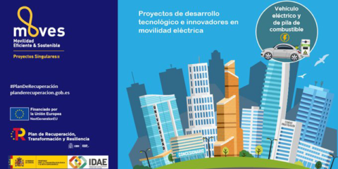 El Programa Moves Singulares II abre la convocatoria para proyectos de innovación de movilidad eléctrica