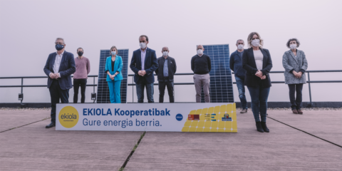 Ekiola promueve la construcción de una planta solar en Arrasate para el consumo de energía de cercanía
