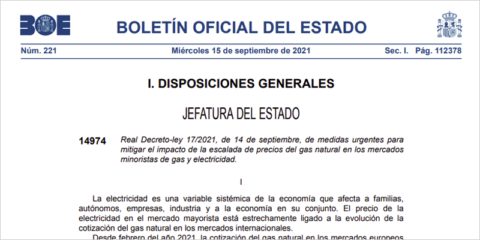 El Congreso avala las medidas urgentes para mitigar el impacto de la escalada de precios energéticos