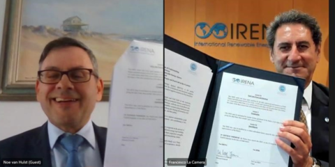 Irena e IPHE firman un acuerdo para intensificar y acelerar el desarrollo de tecnologías de hidrógeno verde
