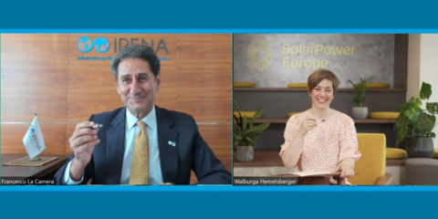 Acuerdo de colaboración entre Irena y SolarPower Europe para impulsar el despliegue de la energía solar