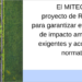 Consulta pública del proyecto de Real Decreto que modifica la Ley de evaluación de impacto ambiental