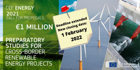 Ampliado el plazo de CEF Energy para apoyar estudios de proyectos renovables transfronterizos
