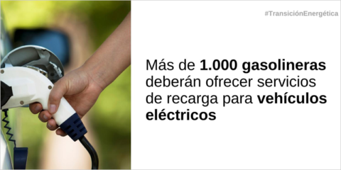 Consulta pública sobre la orden que establece las gasolineras obligadas a ofrecer servicios de recarga de VE