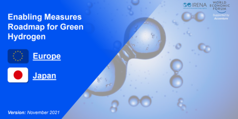 Irena y el  Foro Económico Mundial lanzan las hojas de ruta de medidas habilitadoras para el hidrógeno verde