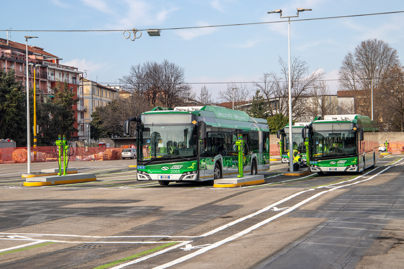 flota de autobuses de Azienda Trasporti Milanesi