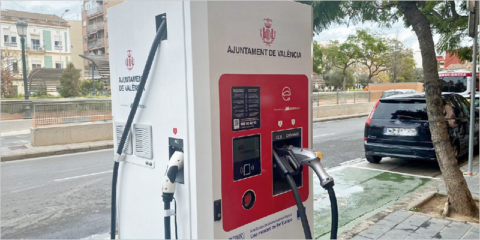 Inicio de la licitación para ocho nuevos puntos de recarga rápida de vehículos eléctricos en Valencia