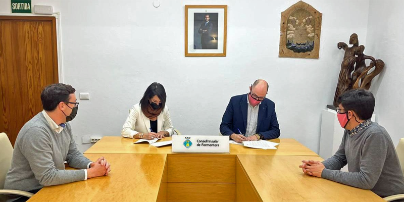 Convenio para adherir los puntos de recarga de titularidad del Consejo de Formentera a la red MELIB
