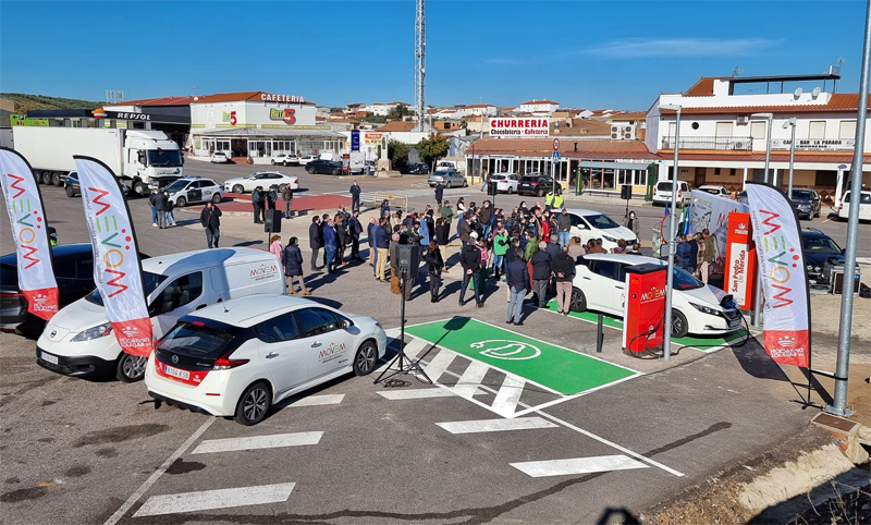 Badajoz pone en marcha la red provincial pública de puntos de recarga de vehículos eléctricos
