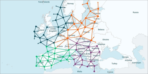 Una red de transmisión eléctrica paneorupea podría reducir un tercio los costes energéticos