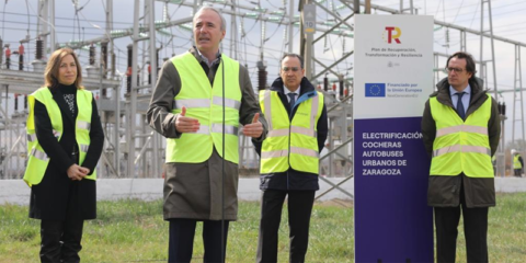 Comienzan las obras del proyecto de electrificación del transporte público de la ciudad de Zaragoza