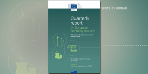 El consumo de electricidad de la UE en el último trimestre de 2021 volvió a los niveles prepandémicos