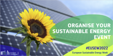 Abierto el plazo para registrar eventos en los Días de la Energía Sostenible de EUSEW 2022