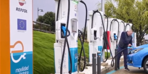 Nueva estación de recarga ultrarrápida para vehículos eléctricos en la Comunidad de Madrid