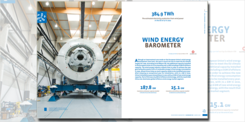 El barómetro eólico 2022 de EurObserv’ER insta a acelerar el ritmo de crecimiento en la UE