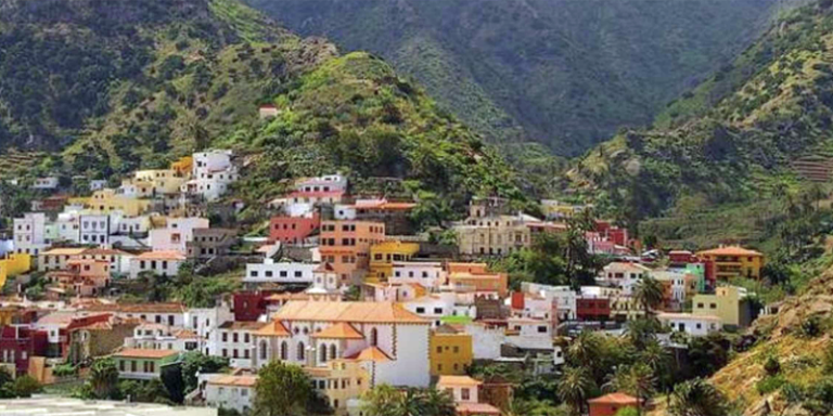 Vista Vallehermoso (La Gomera)