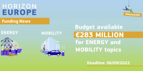 Convocatorias de Horizonte Europa de Energía y Movilidad con 138 millones para proyectos de baterías