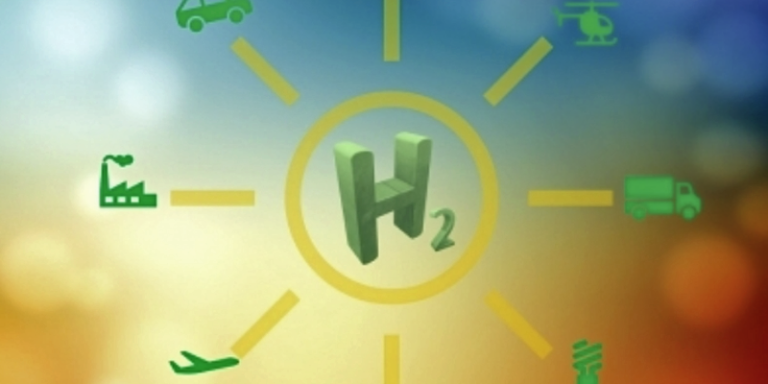 símbolo hidrógeno verde