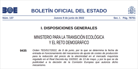 La Comisión Europea aprueba el mecanismo ibérico para rebajar el precio de la electricidad