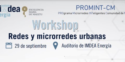 Jornada sobre redes y microrredes urbanas el 29 de septiembre en IMDEA Energía