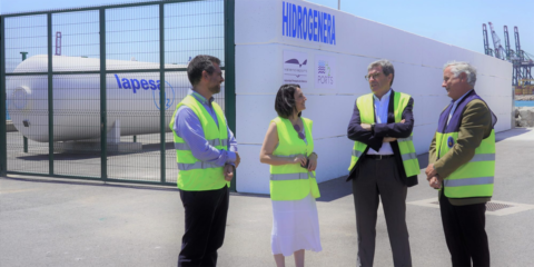 El proyecto H2Ports finaliza la instalación de una hidrogenera en el Puerto de Valencia