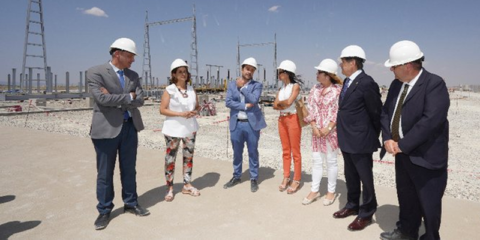 Avanzan a buen ritmo las obras de construcción de la subestación Platea de 400 kV en Teruel
