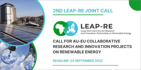 Convocatoria de financiación para proyectos de investigación en renovables en Europa y África