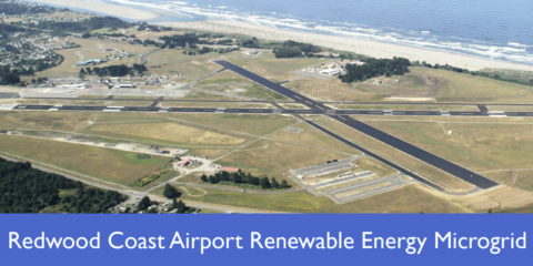 La nueva microrred del aeropuerto de Redwood Coast en California se convierte en un modelo para la resiliencia energética
