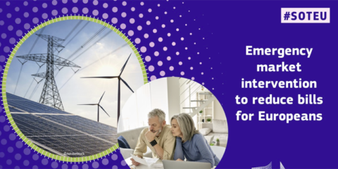Nuevas medidas de la Comisión Europea para una intervención de emergencia en el mercado de la electricidad