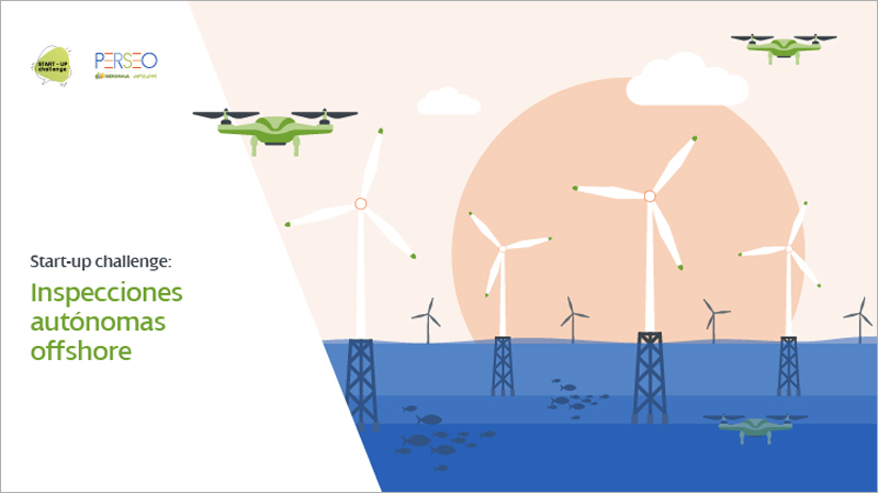 Buscamos soluciones para optimizar la inspección de nuestros parques eólicos marinos usando drones autónomos