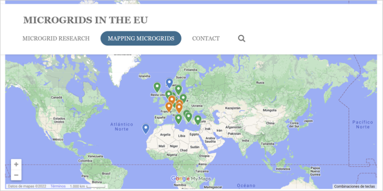 mapa de microgrids