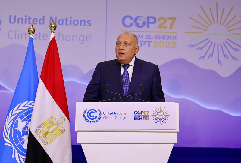 presidente de la COP27, Sameh Shoukr