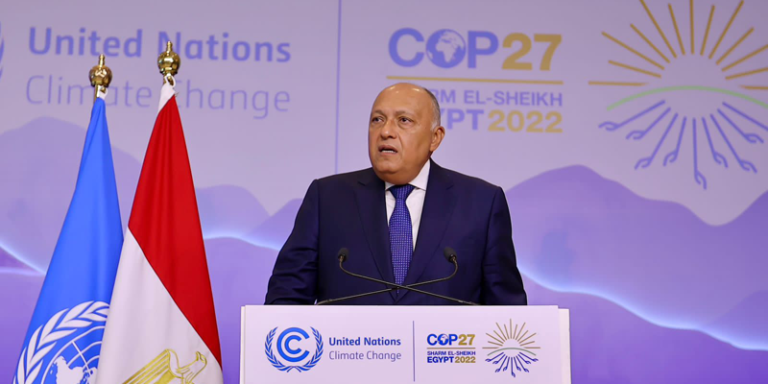 presidente de la COP27, Sameh Shoukr