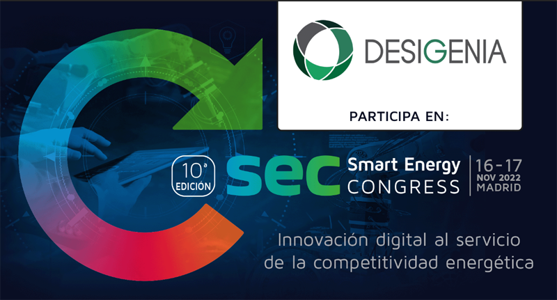 Desigenia compartirá soluciones renovables y de eficiencia energética en el Smart Energy Congress
