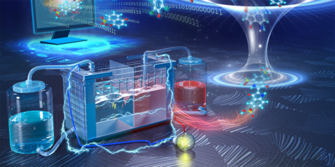 Desarrollan una base de datos de moléculas para futuras baterías de flujo redox