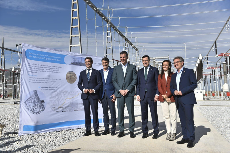Red Eléctrica pone en servicio el tramo eléctrico Caparacena-Baza, clave para el desarrollo económico de Andalucía Oriental