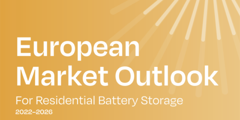 La capacidad total de baterías solares residenciales en Europa aumenta a más de 9 GWh, con un millón de hogares en 2022