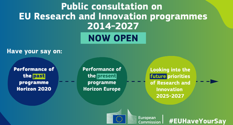 consulta pública sobre los programas europeos de innovación e investigación 2014-2027