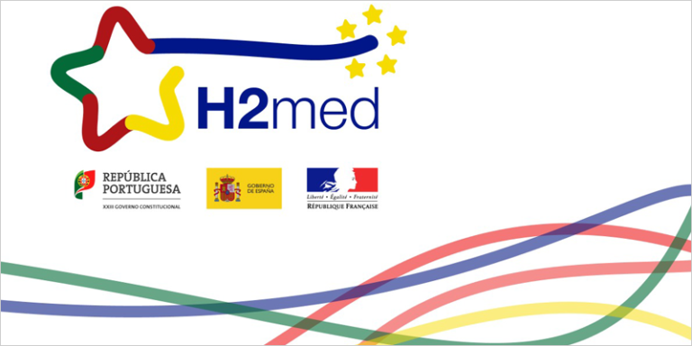 logo del proyecto de interconexión energética H2Med