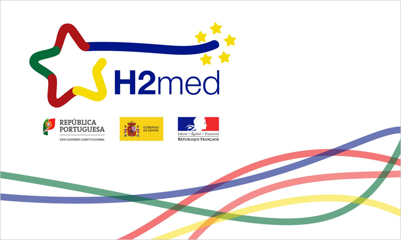 logo del proyecto de interconexión energética H2Med 