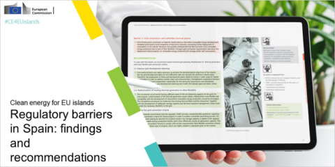 Un estudio de la Secretaría de Energía Limpia para las islas de la UE identifica las barreras en España