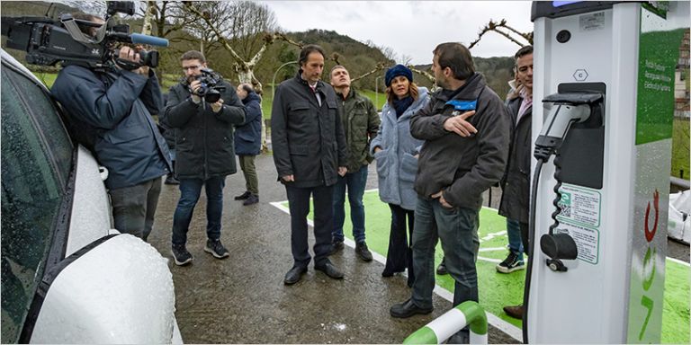 Cantabria finaliza la primera fase de la instalación de puntos de recarga de vehículos eléctricos en zonas despobladas